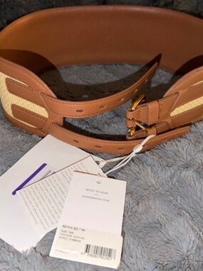 Raffia belt 90